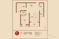 鼎鑫鑫悦广场2室2厅1卫91.6㎡户型图