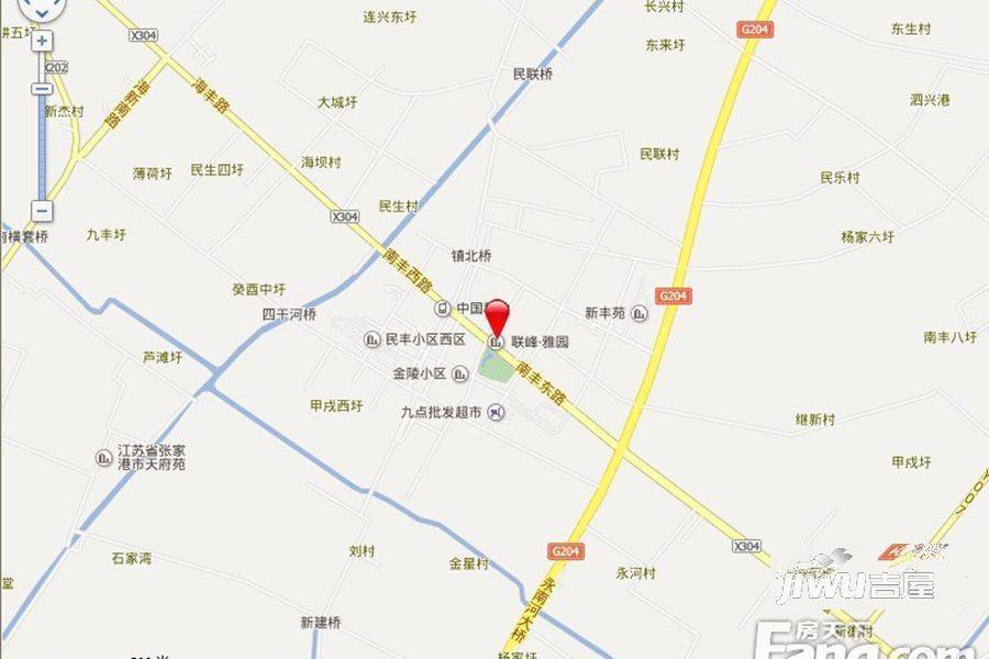 联峰雅园位置交通图图片