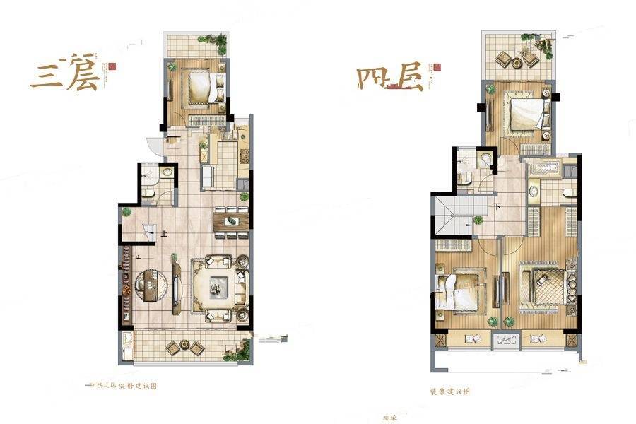 张家港建发御珑湾a2中叠户型图