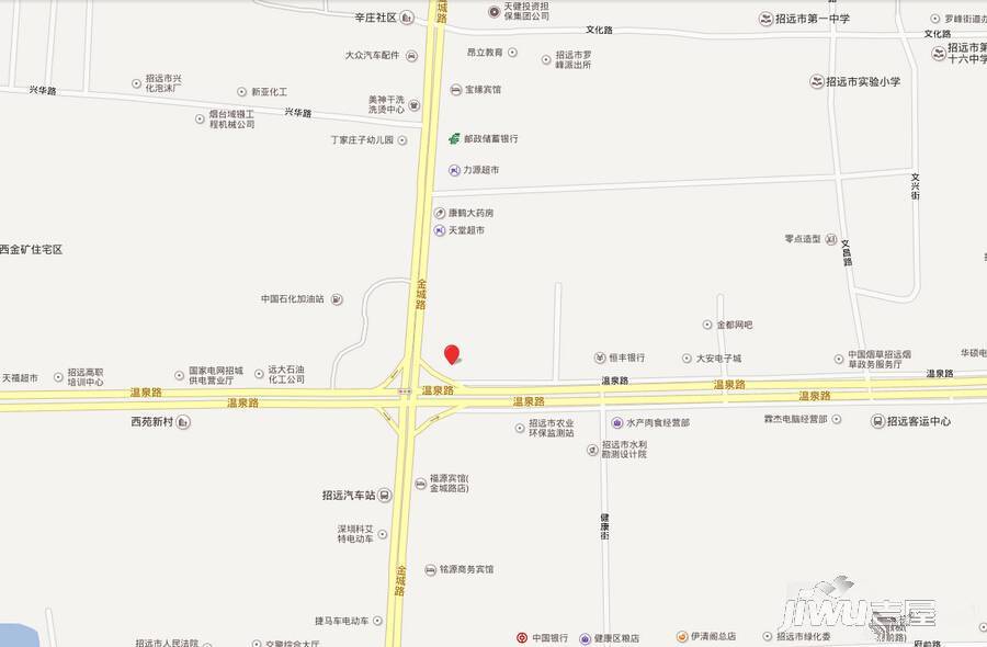 尚城SOHO位置交通图
