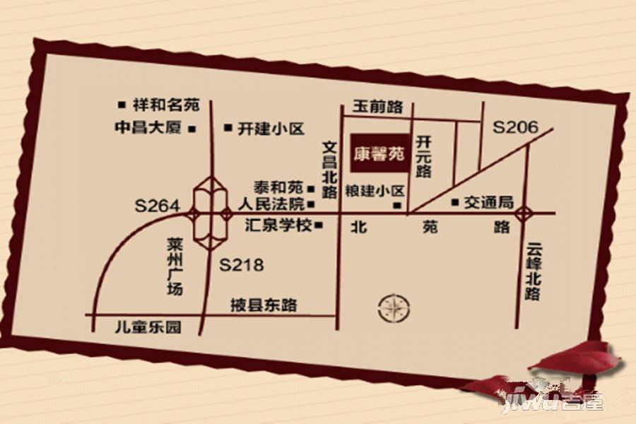 中昌康馨苑位置交通图