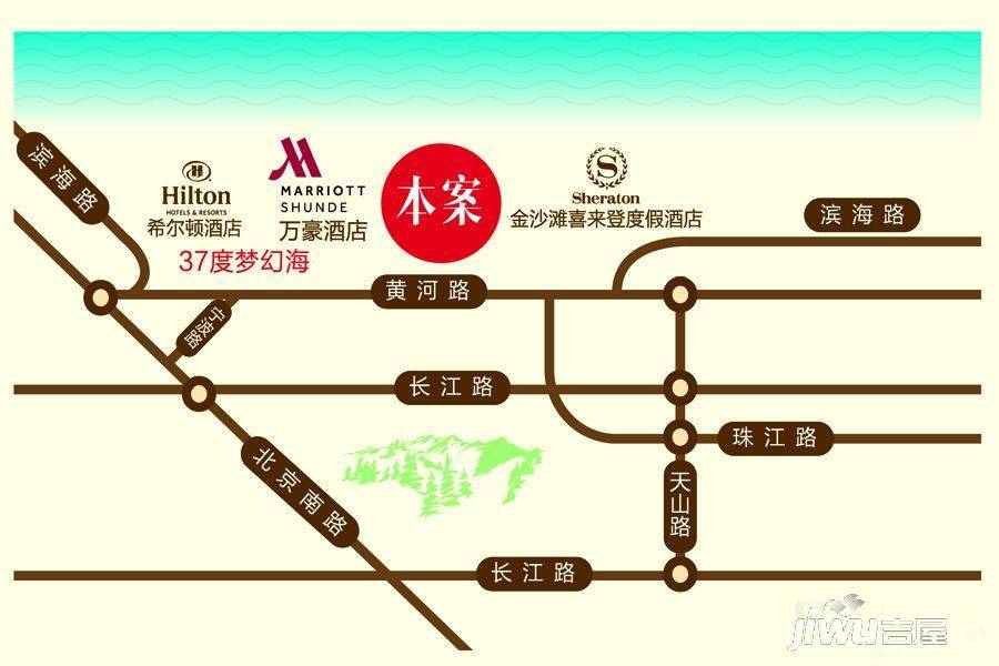 鑫广环球中心位置交通图