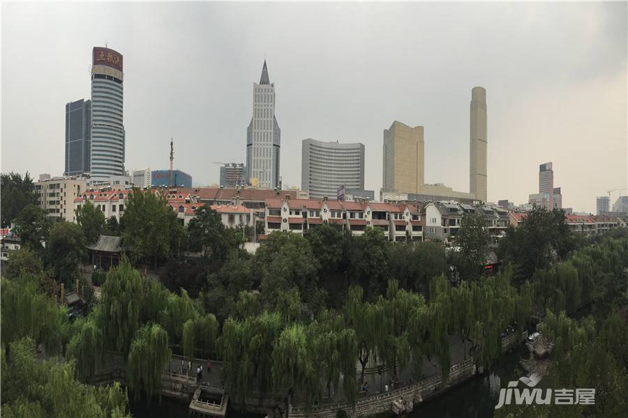 绿城济南中心实景图图片