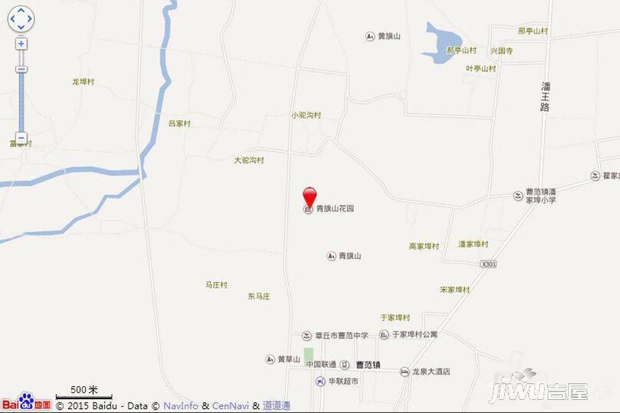 青旗山花园位置交通图图片