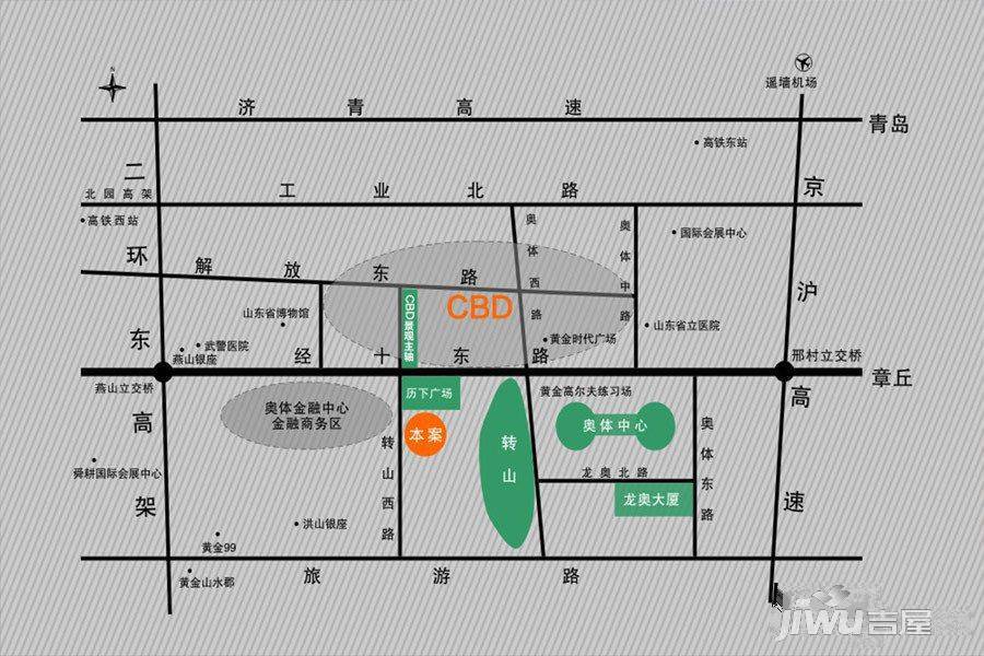 黄金国际广场位置交通图图片