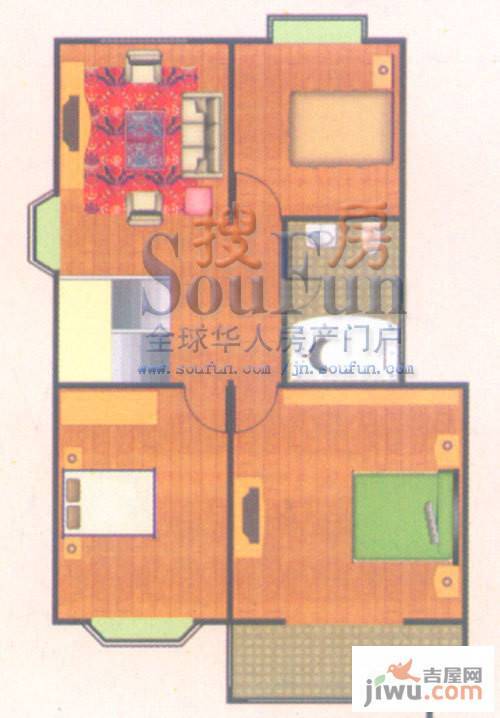 永大明珠·东山花园3室0厅0卫户型图