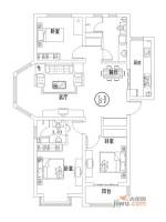 齐鲁涧桥3室2厅2卫120㎡户型图