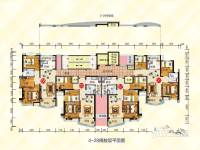 花溪碧桂园3室2厅1卫83㎡户型图