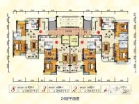 花溪碧桂园2室2厅1卫103㎡户型图