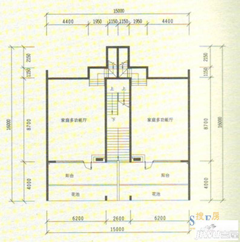 中天世纪新城5室3厅3卫户型图