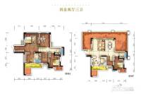 保利凤凰湾4室2厅3卫197.7㎡户型图