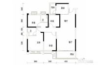 花溪碧桂园4室2厅2卫137㎡户型图