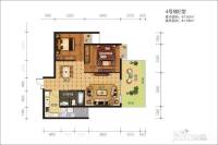 万隆国际2室2厅1卫82㎡户型图