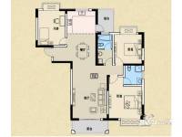 景华金水华庭3室2厅2卫138.8㎡户型图