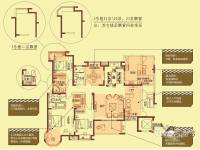 海门东恒盛国际公馆4室2厅3卫194㎡户型图