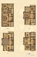 卡森卫星城王庭世家5室2厅5卫360㎡户型图