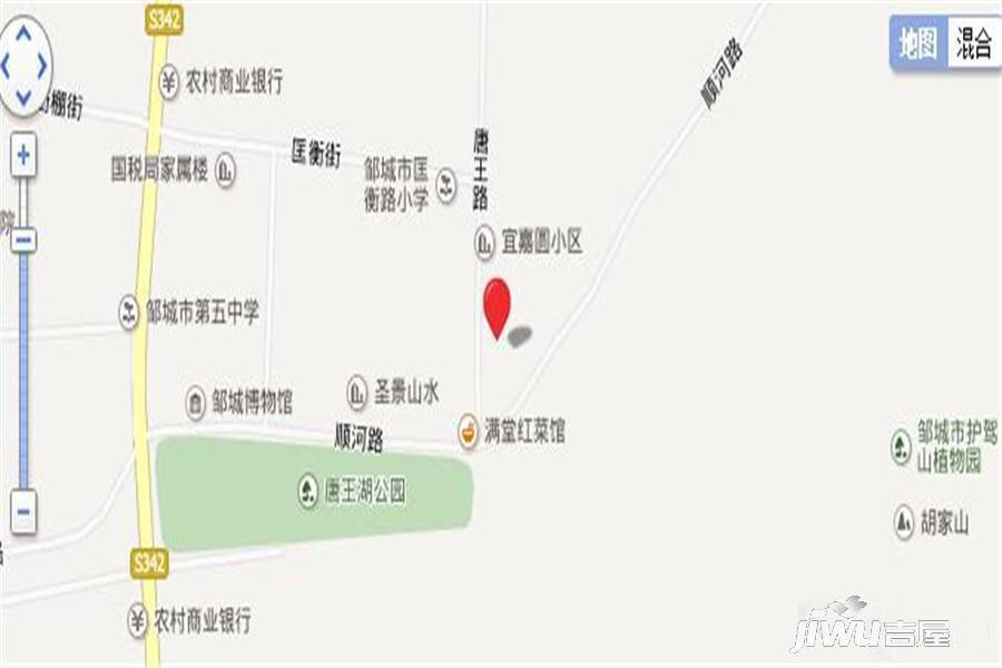 邹城依山郡位置交通图