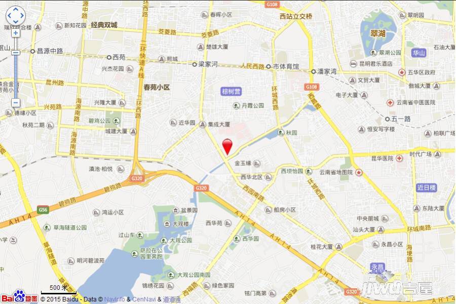 云南广电国际传媒中心位置交通图图片