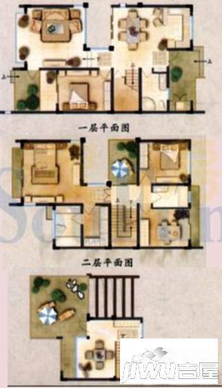 野鸭湖酩悦台4室2厅3卫207.6㎡户型图