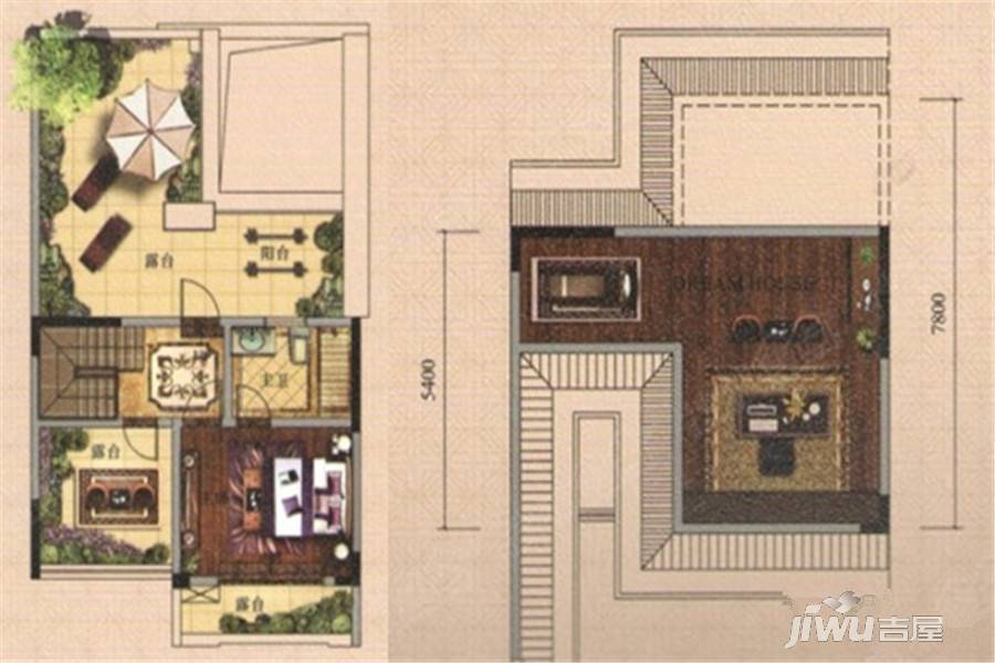 绿地海珀澜庭4室2厅4卫226㎡户型图