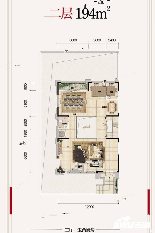 华夏天璟湾9室5厅8卫897㎡户型图