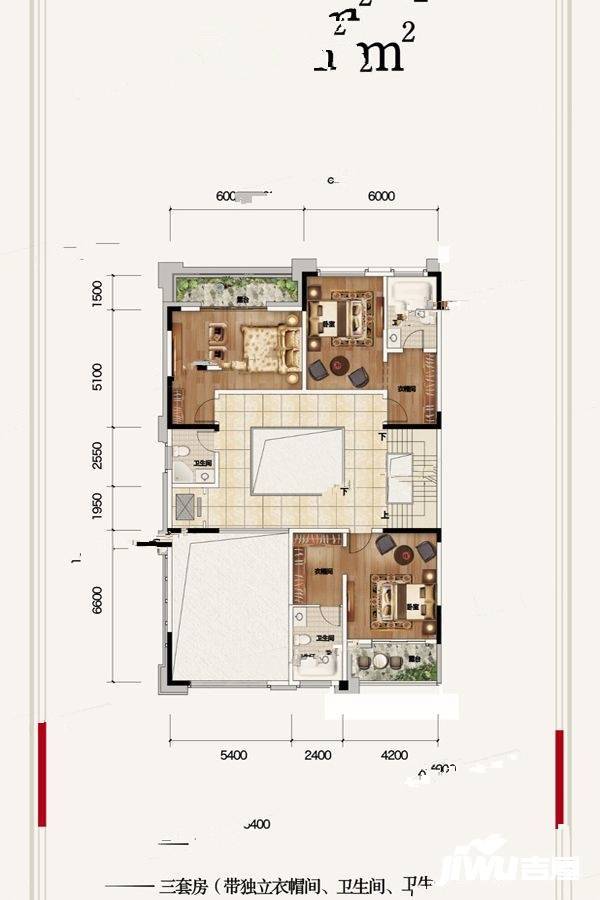 华夏天璟湾9室5厅8卫897㎡户型图