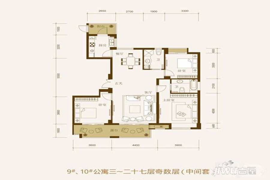 黄桥东进花苑户型图