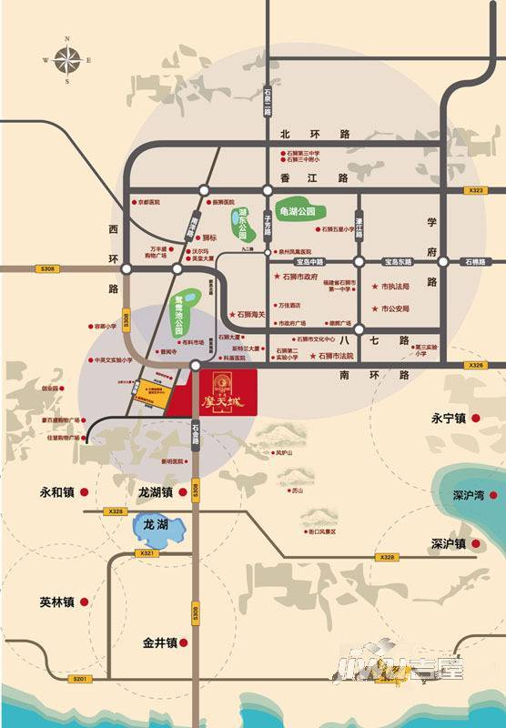 世茂摩天城位置交通图