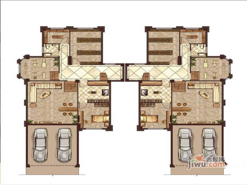 滨江首府4室7厅7卫617㎡户型图