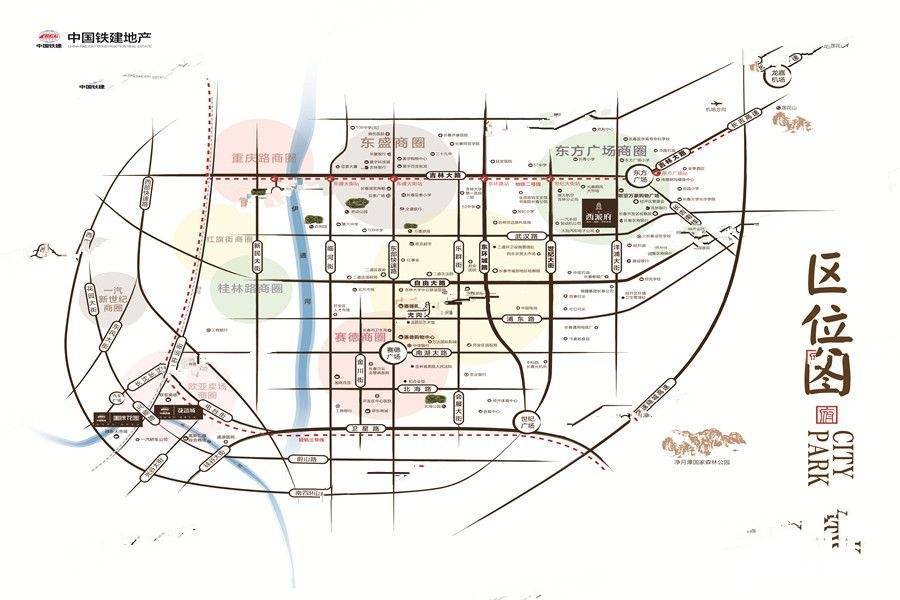 中国铁建西派府位置交通图图片