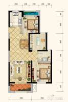 新城吾悦广场3室2厅1卫110㎡户型图