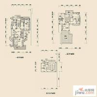 优山美地3室2厅5卫317.8㎡户型图