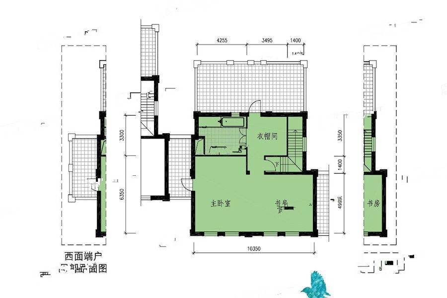 御翠园别墅6室2厅4卫403㎡户型图