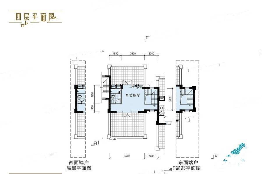 御翠园别墅5室5厅3卫358㎡户型图