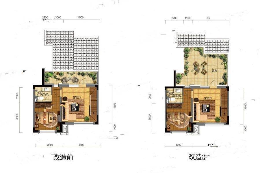 保利堂悦3室3厅2卫140㎡户型图