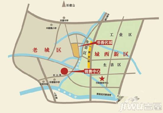书香名城位置交通图图片