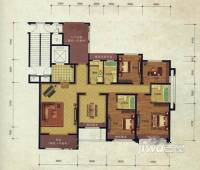 凯瑞米兰公馆4室2厅3卫185㎡户型图