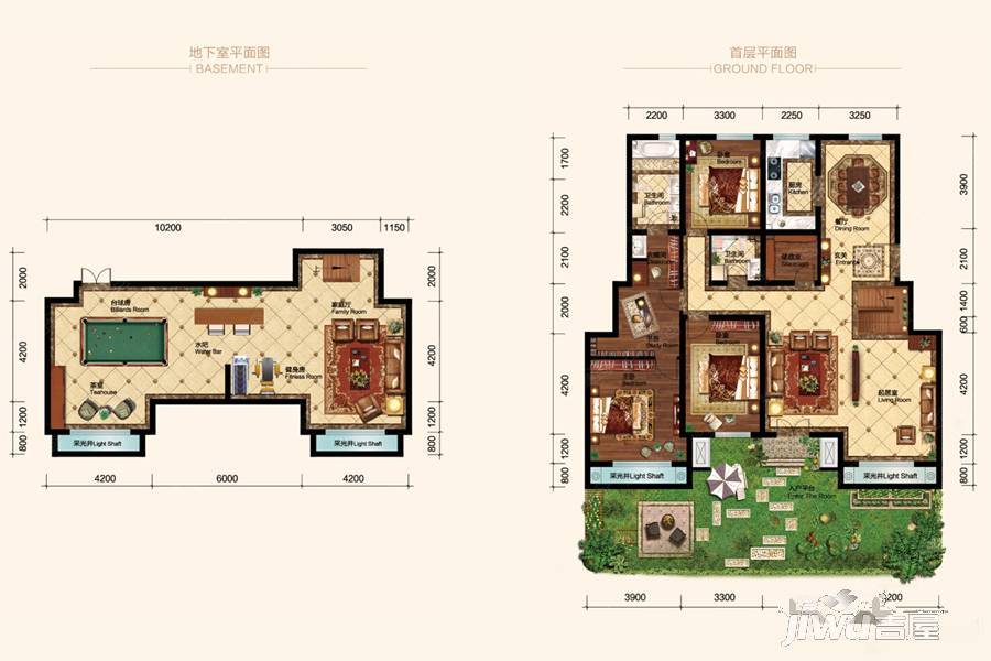 雍鑫红星国际广场5室3厅2卫150㎡户型图