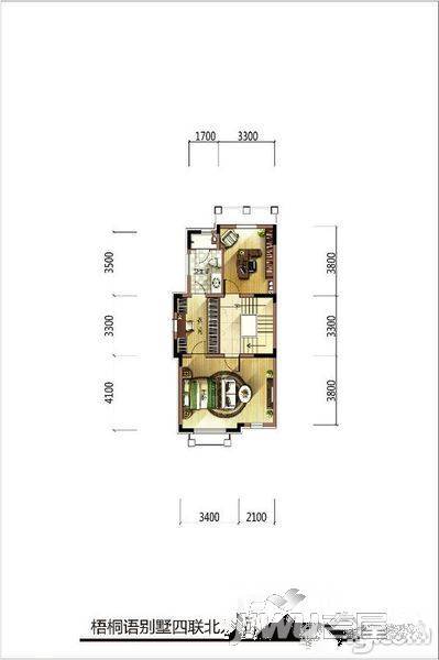 保利梧桐语2室2厅3卫184㎡户型图