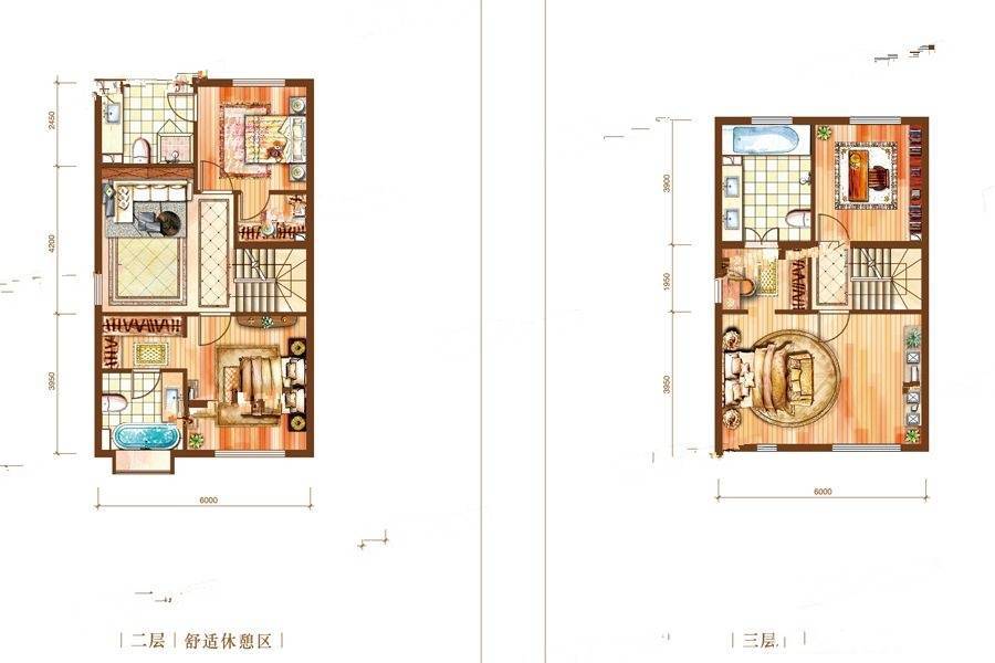 鑫苑汤泉世家5室3厅4卫218㎡户型图