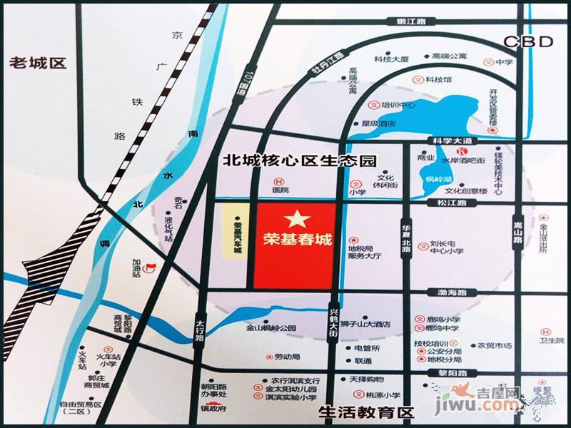荣基春城位置交通图图片