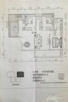 汉中世纪城3室2厅2卫132.4㎡户型图