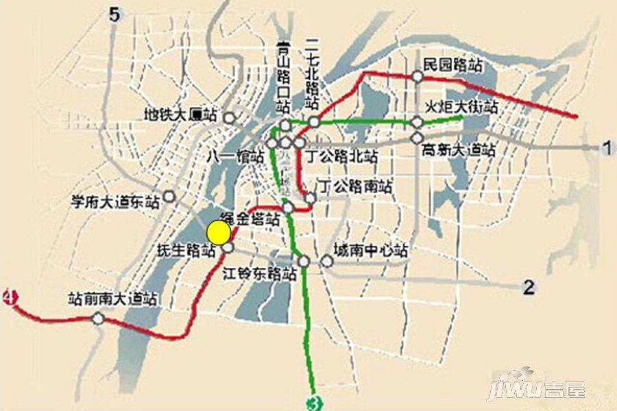 南昌天虹品上中心位置交通图