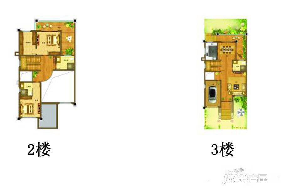 龙森山居2室4厅4卫277㎡户型图