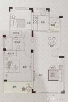颐澜湾2室2厅1卫79㎡户型图
