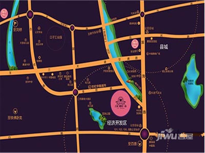 上城濉河一品位置交通图图片