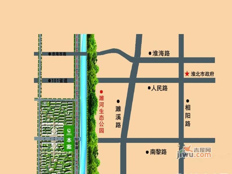 皖溪佳苑位置交通图1