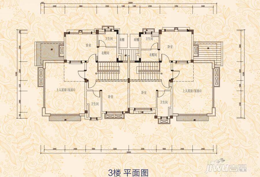 广安碧桂园翡翠湾5室2厅5卫236㎡户型图