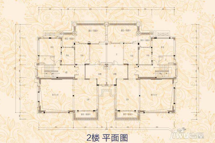 广安碧桂园翡翠湾6室2厅7卫656㎡户型图