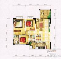 橄榄新城3室2厅2卫114㎡户型图